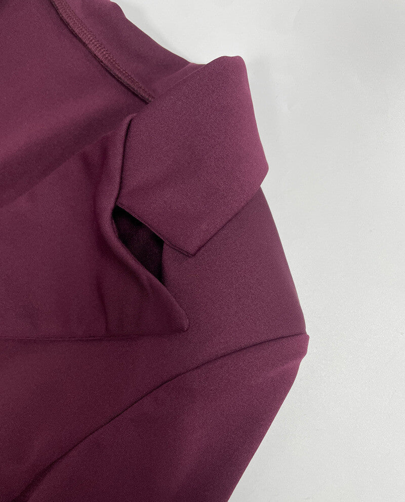 NURO Women's Solid Slim Fit Deep V Neck Belted Blazer Dress