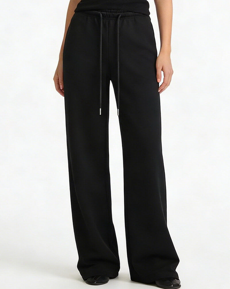 NURO Women's Straight Leg Trousers, Tailored Office Pants