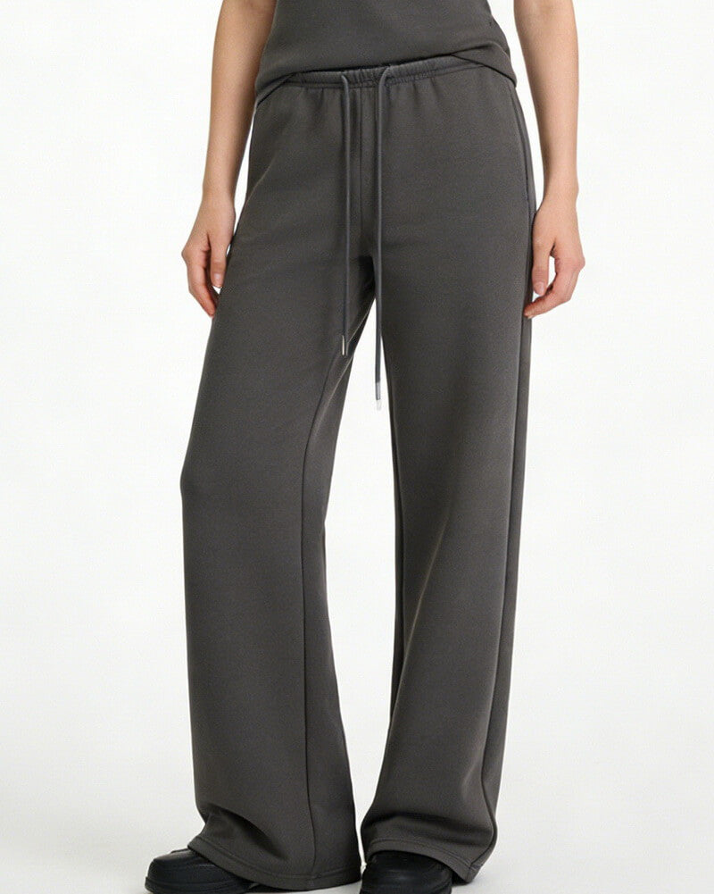 NURO Women's Straight Leg Trousers, Tailored Office Pants