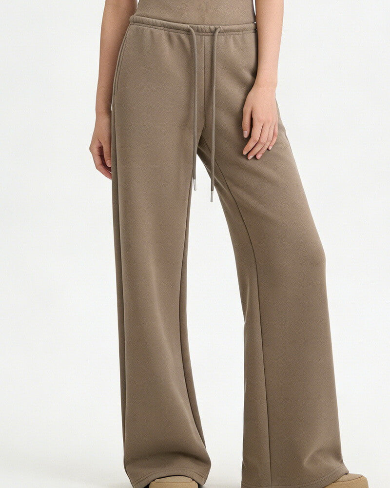 NURO Women's Straight Leg Trousers, Tailored Office Pants