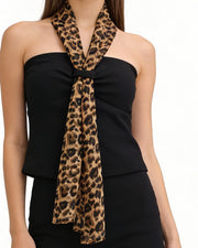 NURO Women's Strapless Crop Top, Contrast Trim Sleeveless Bustier