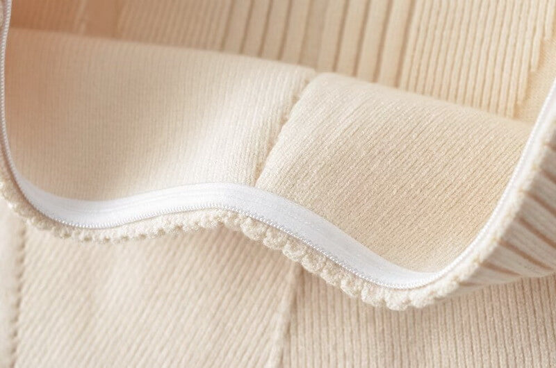 NURO Women's Strapless Ribbed Top, Slim Fit Crop Top with Rolled Edge