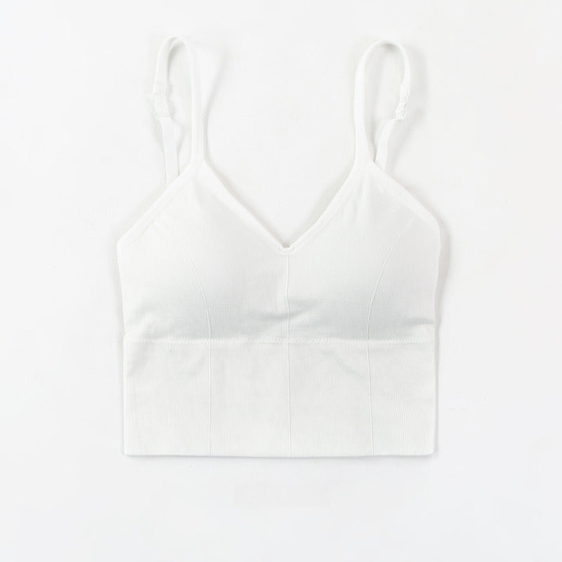 NURO Women's Sweetheart Longline Bralette, Wire-Free Thin Cup Bra Top