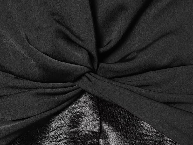 NURO Women's V-Neck Halter Wrap Top