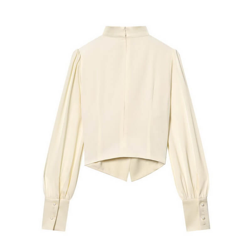 NURO Women's V-Neck Halter Wrap Top