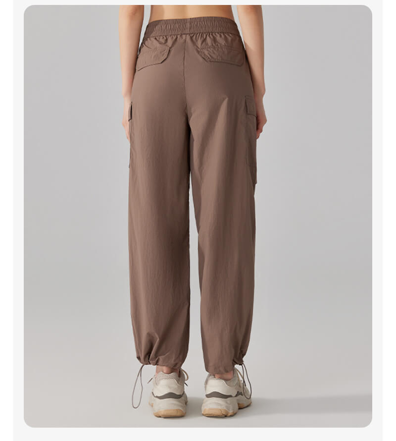 NURO Women's Water-Resistant Cargo Hiking Pants