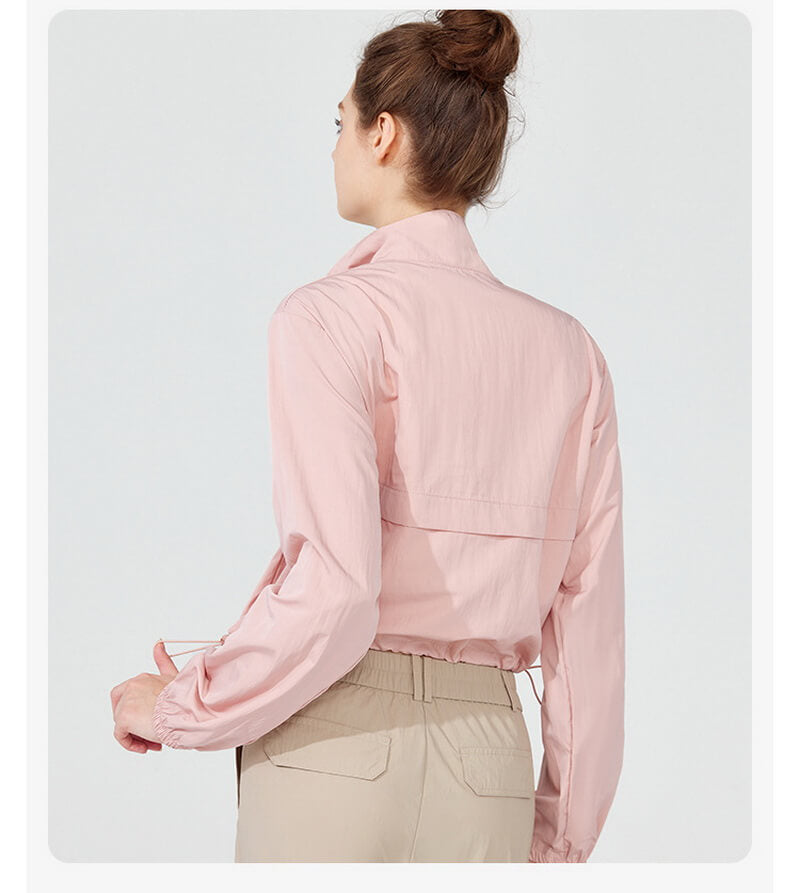 NURO Women's Windproof Sun Protection Lightweight Jacket