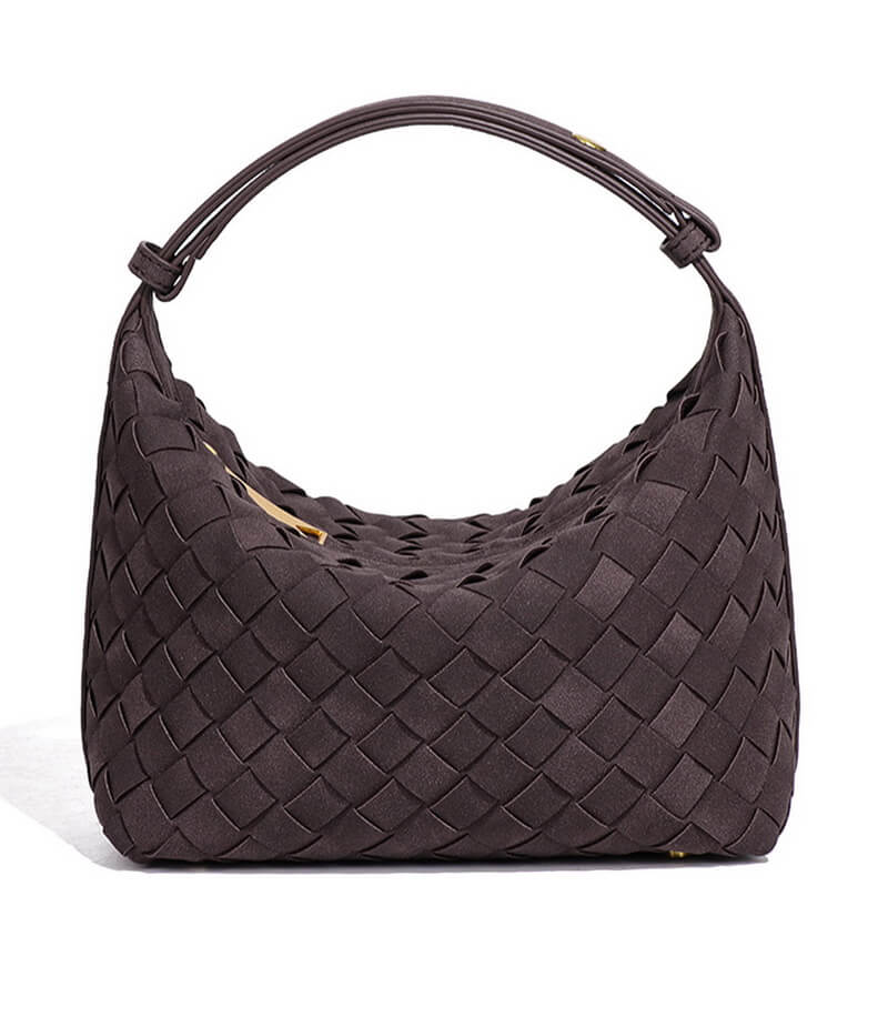 NURO Women's Woven Box Bag Medium Vintage Shoulder and Crossbody Bag