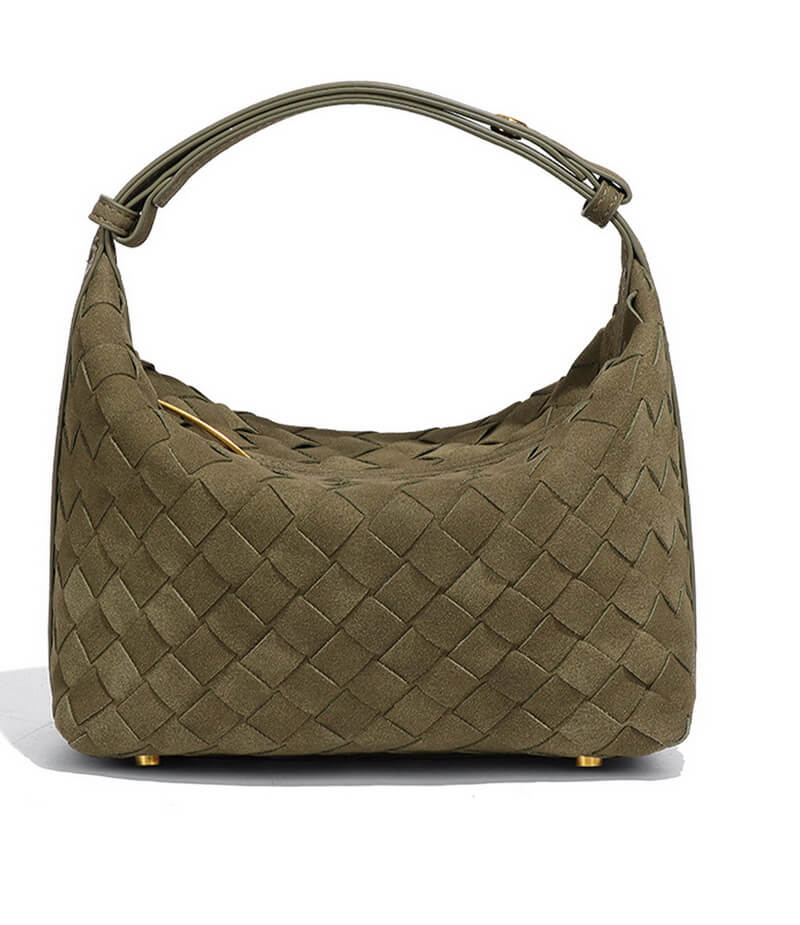 NURO Women's Woven Box Bag Medium Vintage Shoulder and Crossbody Bag