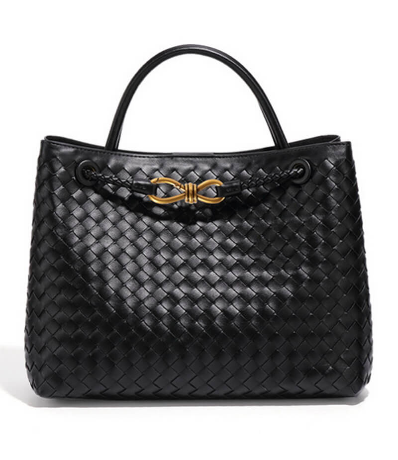 NURO Women's Woven Tote Bag Large Handcrafted Box Shoulder Bag