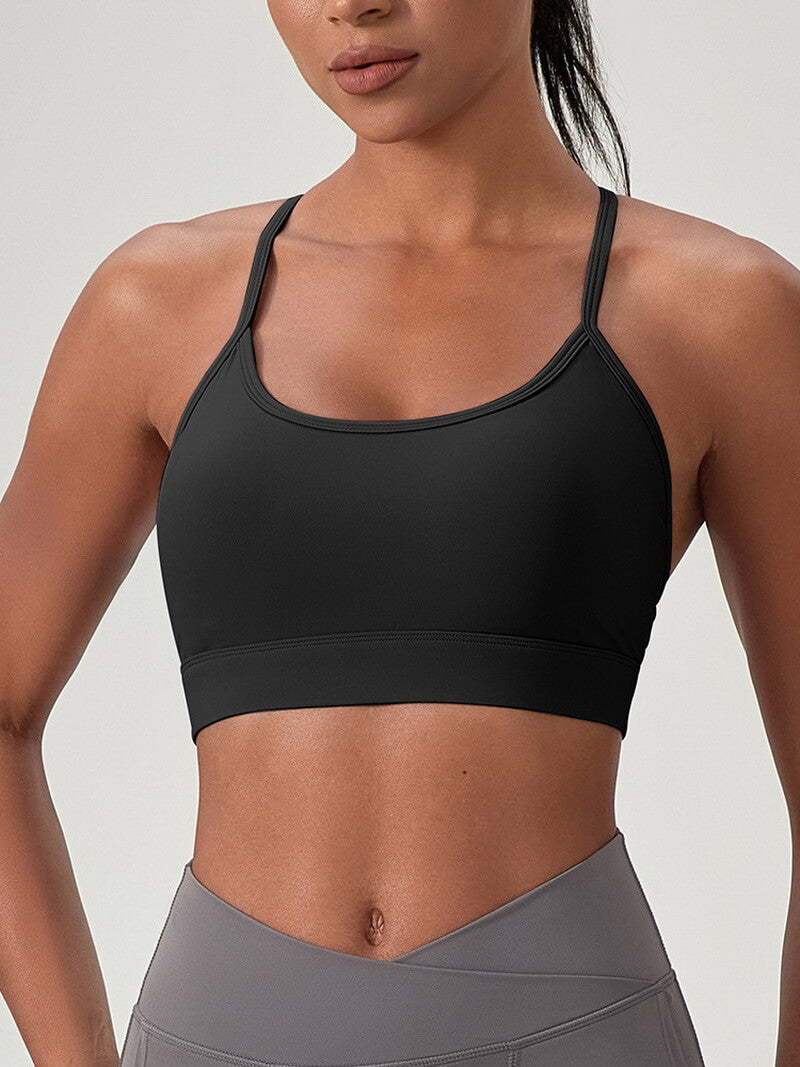 NURO Women's Y-Back Racer Seamless High Support Sports Bra