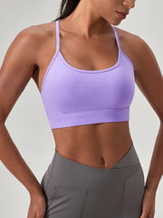 NURO Women's Y-Back Racer Seamless High Support Sports Bra