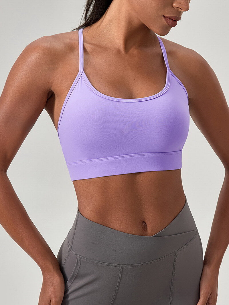 NURO Women's Y-Back Racer Seamless High Support Sports Bra