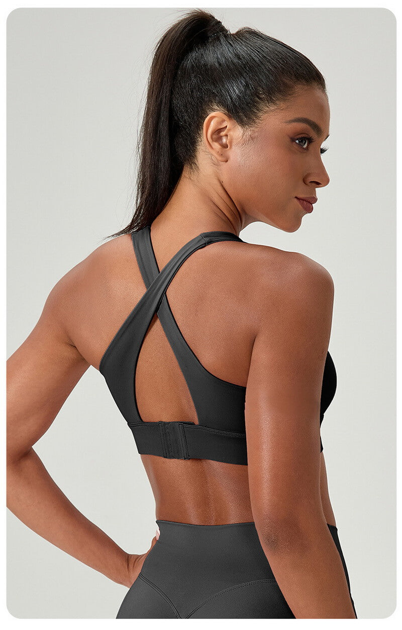 NURO Women's High Impact Workout Sports Bra