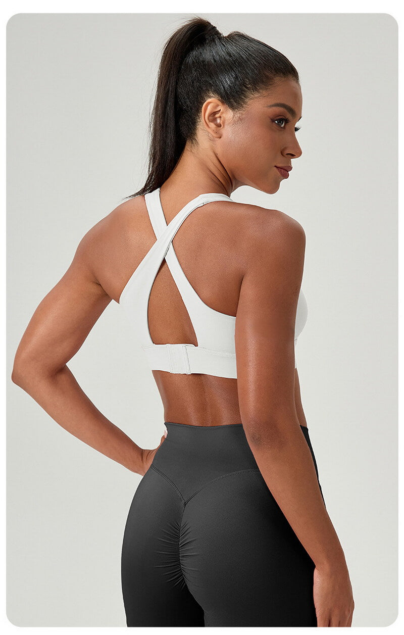 NURO Women's High Impact Workout Sports Bra