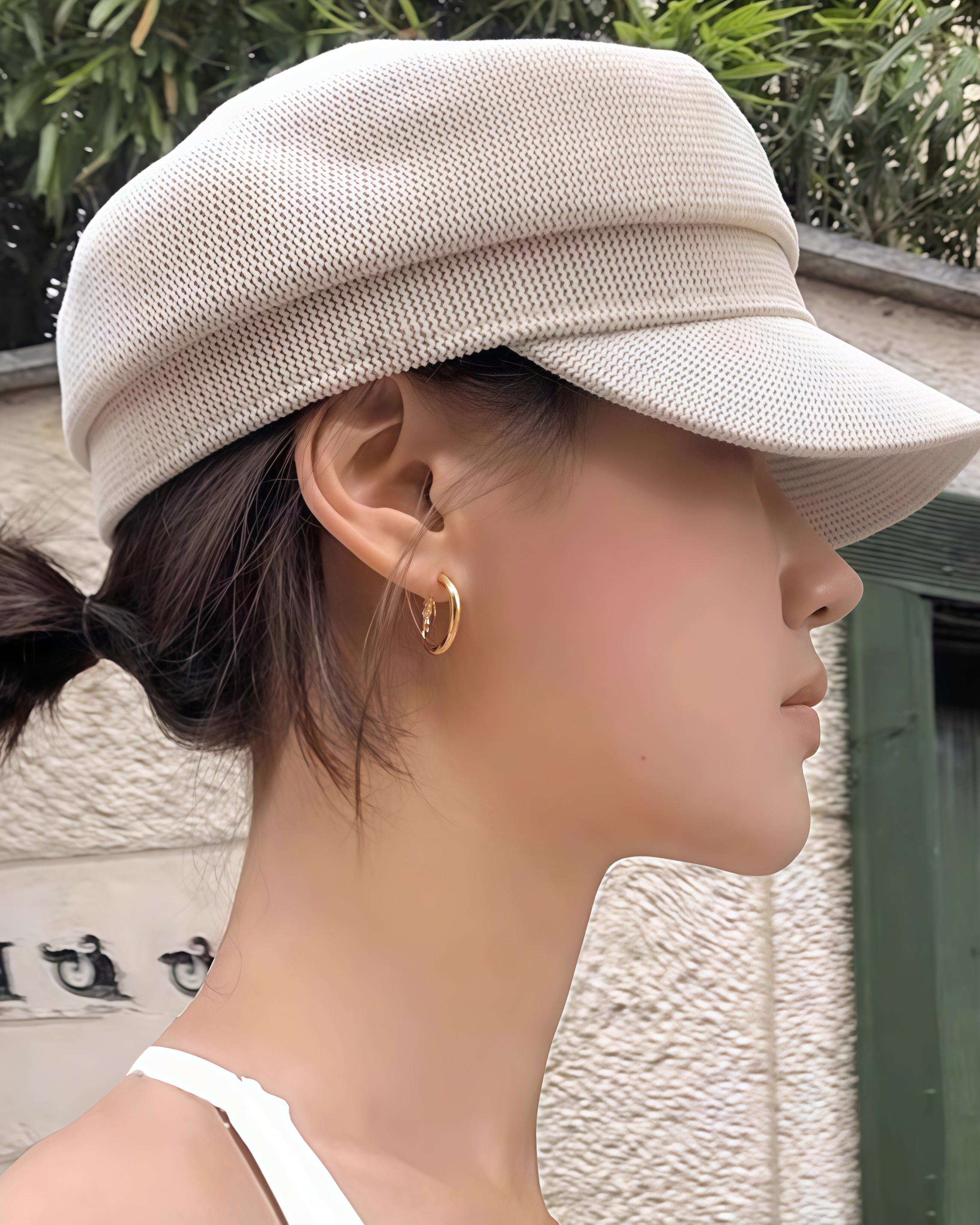 NURO Woven Flat Crown Hat