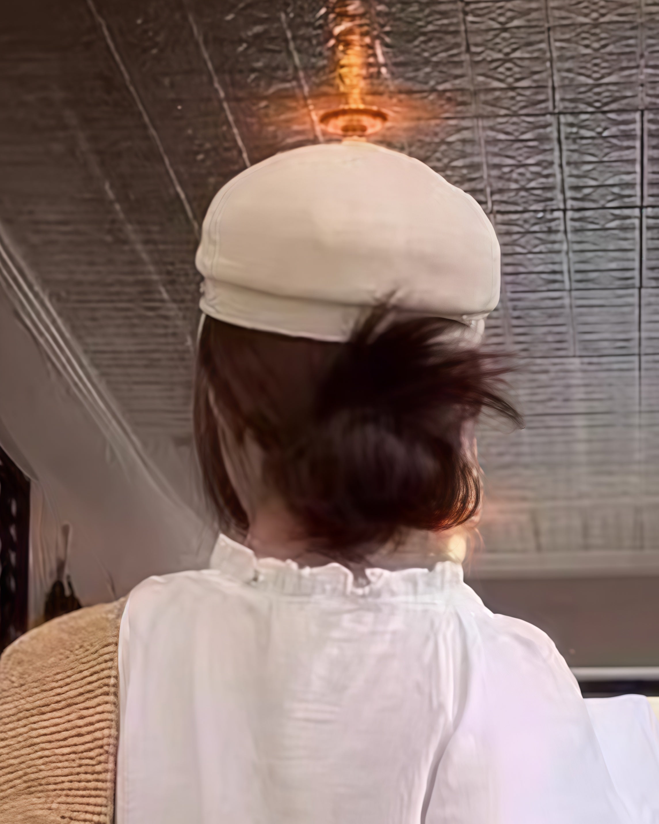 NURO Woven Flat Crown Hat