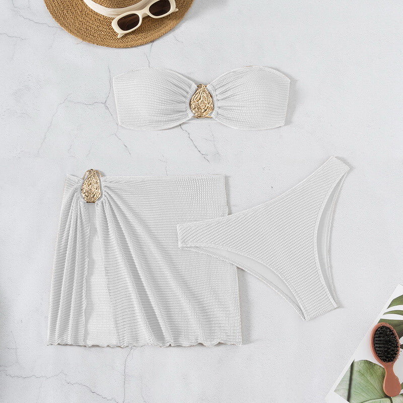 NURO Wrap Cover-Up Bikini Set