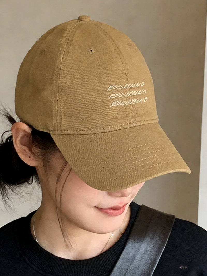 NURO Embroidered Letter Baseball Cap