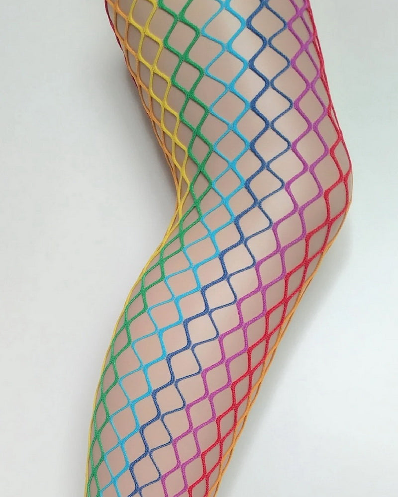 NURO Fishnet Pantyhose Women's Sexy Multi-Color Sheer Mesh Tights