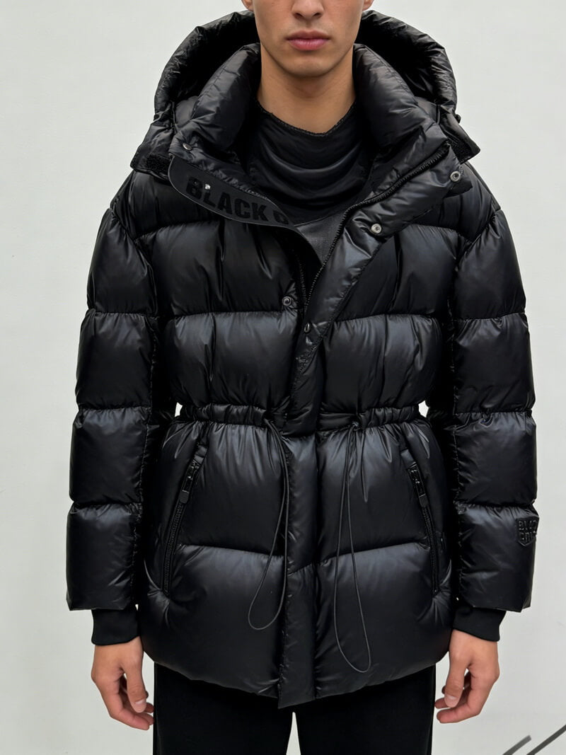 NURO Men's & Women's Slim Fit Hooded Down Jacket - Lightweight Thermal Puffer Coat with Diamond Quilting