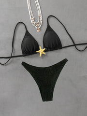 NURO Plus Size Colorblock Bikini Set Two Piece Swimwear