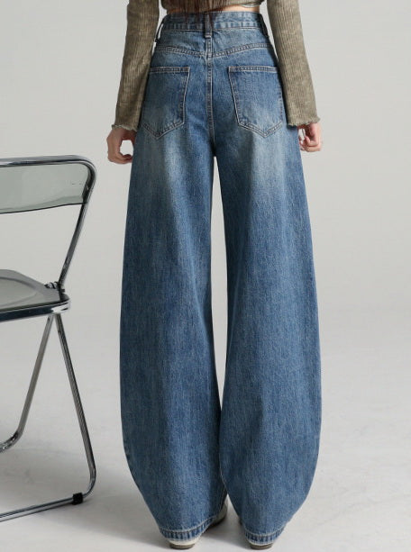 NURO Relaxed Curved Denim Pants