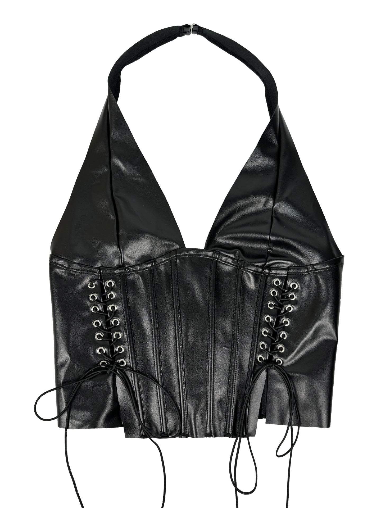 Women's Halter Tie Back Crop Top Wholesale Custom