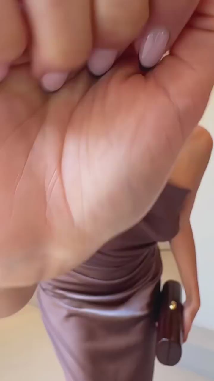 Load video: NURO Off Shoulder Ruched Maxi Dress Women's Elegant Bodycon Evening Gown